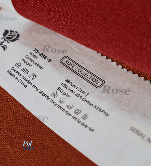 Linen Blend Curtain Fabric